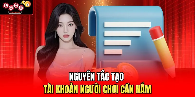 Nguyên tắc tạo tài khoản người chơi cần nắm